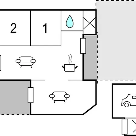 Awesome In With 2 Bedrooms And Wifi *